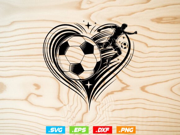 A Distressed Soccer Graphic for Crafters with Heart
