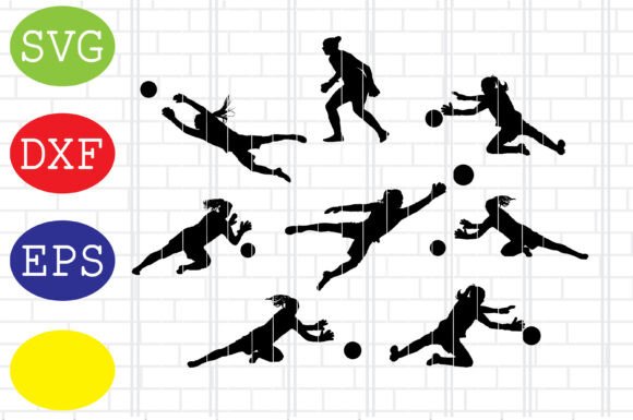 A Female Soccer Goalkeeper Graphic Design Asset for Bloggers