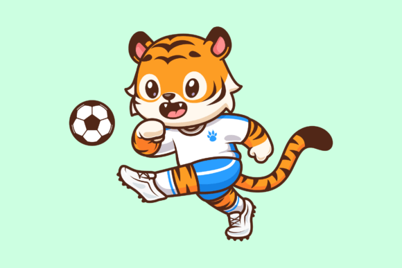 A Playful Tiger Graphic for Local Branding Projects