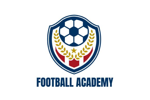 A Professional Football Academy Logo Reviewed for Real Embroidery Projects