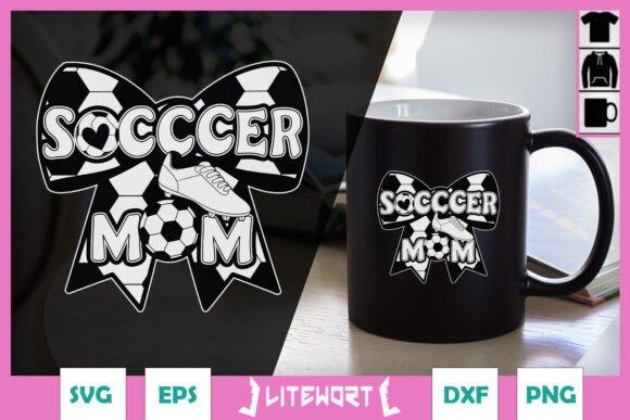 Crafting with Soccer Mom Coquette Bow Graphics