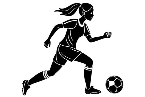 Evaluating the Female Soccer Athlete SVG Graphic for Your Shop