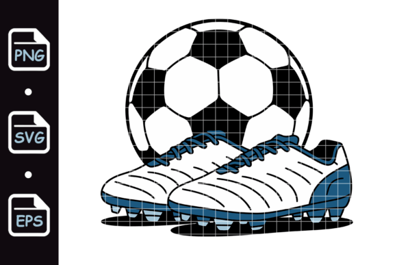 Soccer Ball and Cleats Graphics for Product Creation