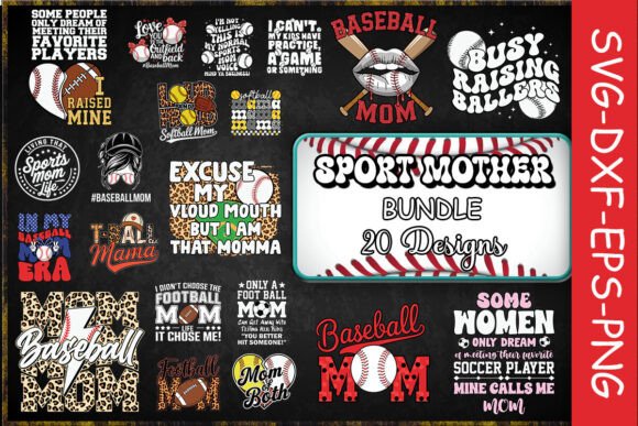 The Sport Mother SVG Bundle: A Graphic Design Gem for Crafts & Branding